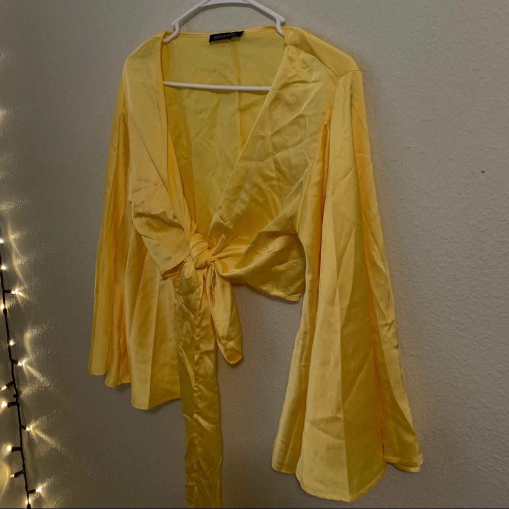 Yellow blouse